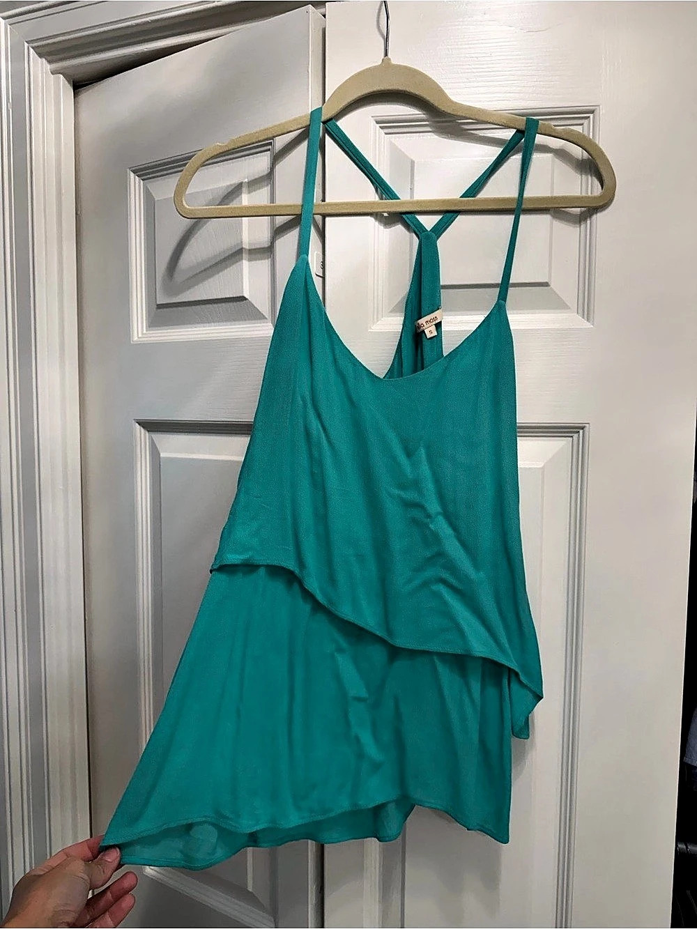 ElLa Moss Mini Dress in Blue Size Small Like New